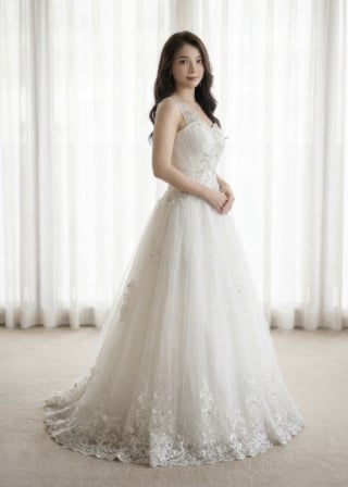 066-Soft-A-Line_Wide-Strap_Silver-Beaded-Bodice_Sparkle-Tulle-Skirt-asian-bridal-hire