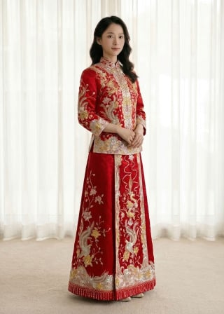 019-Soft-A-Line_Cap-Sleeve_Illusion-Sweetheart_Beaded-Belt_Lace-Applique-asian-bridal-hire