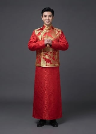 3-tea-ceremony-chinese-tea-ceremony-costume-men-red-robe