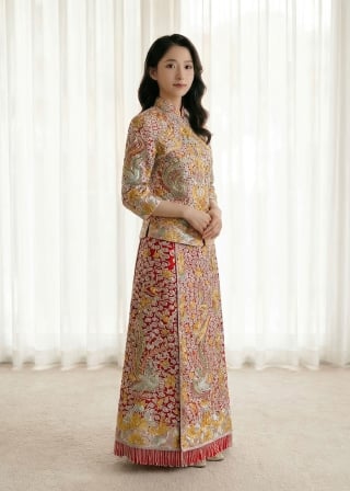 025-Soft-A-Line_Strapless_Beaded-Lace-Bodice_Simple-Tulle-Skirt-asian-bridal-hire